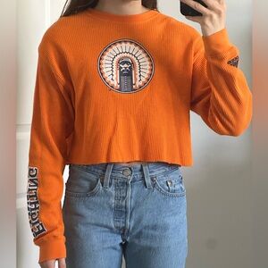 Fighting Illini Cropped Long Sleeve